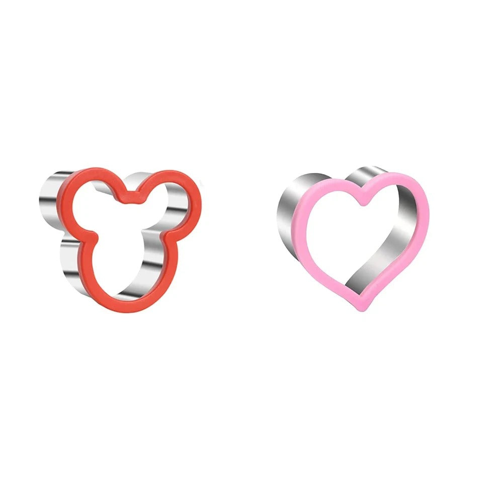 Sandwich Cutter Set – Heart & Star Shapes for Bento Lunch Boxes