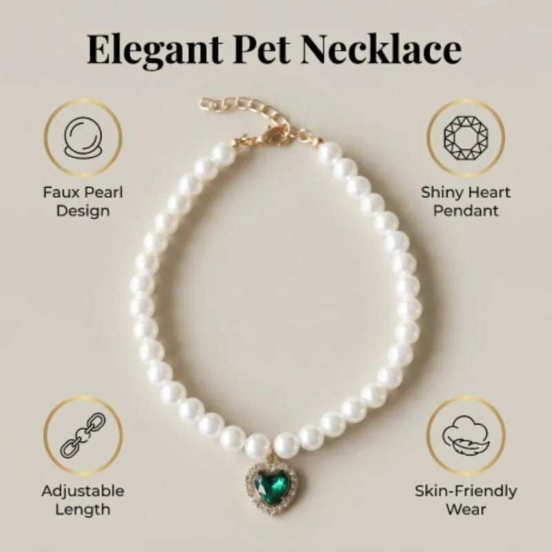 Pearl Cat Collar Adjustable Kitten Necklace - image 6