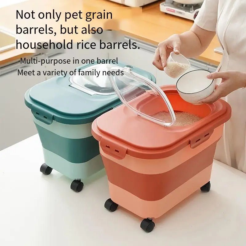 Collapsible Pet Food Storage Container - image 8